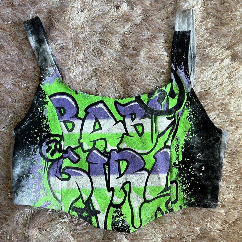 Babygirl Lace Up Corset Tank